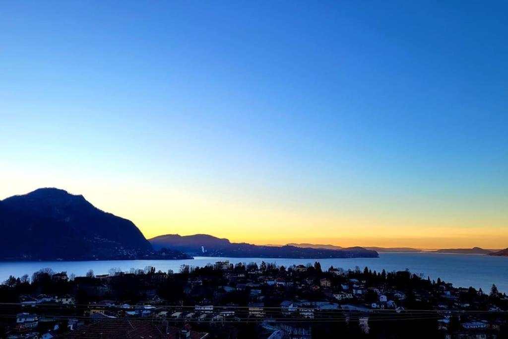 Overlooking Lago Maggiore Вербания Екстериор снимка